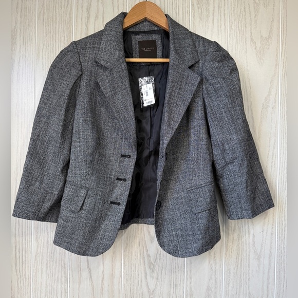 The Limited Collection Womens  Gray Blazer Jacket Size XS NWT - Picture 1 of 4